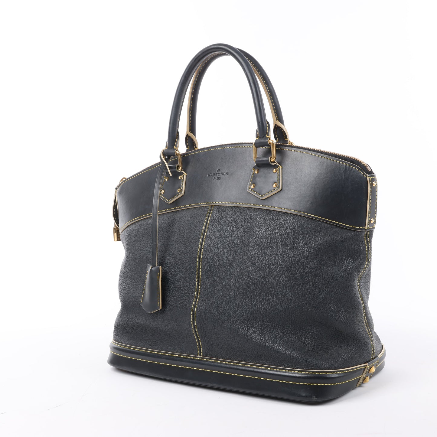 Sac à main Louis Vuitton Suhali Lockit PM noir M91875