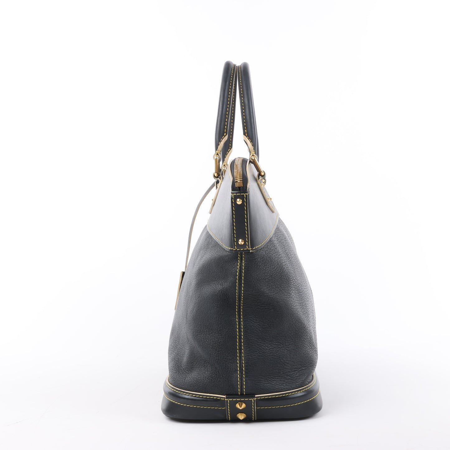 Louis Vuitton Suhali Lockit PM Handbag in Black M91875