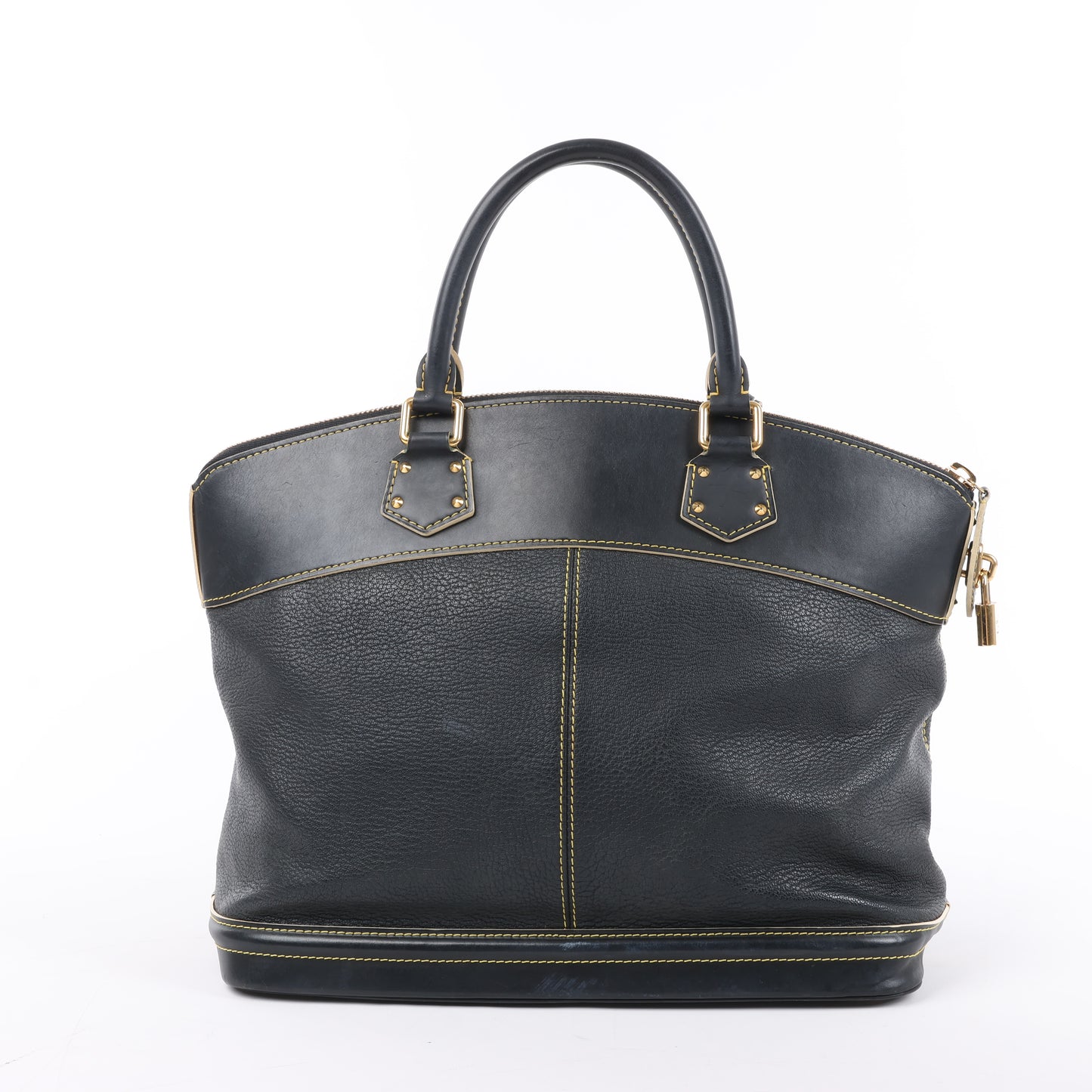 Louis Vuitton Suhali Lockit PM Handbag in Black M91875