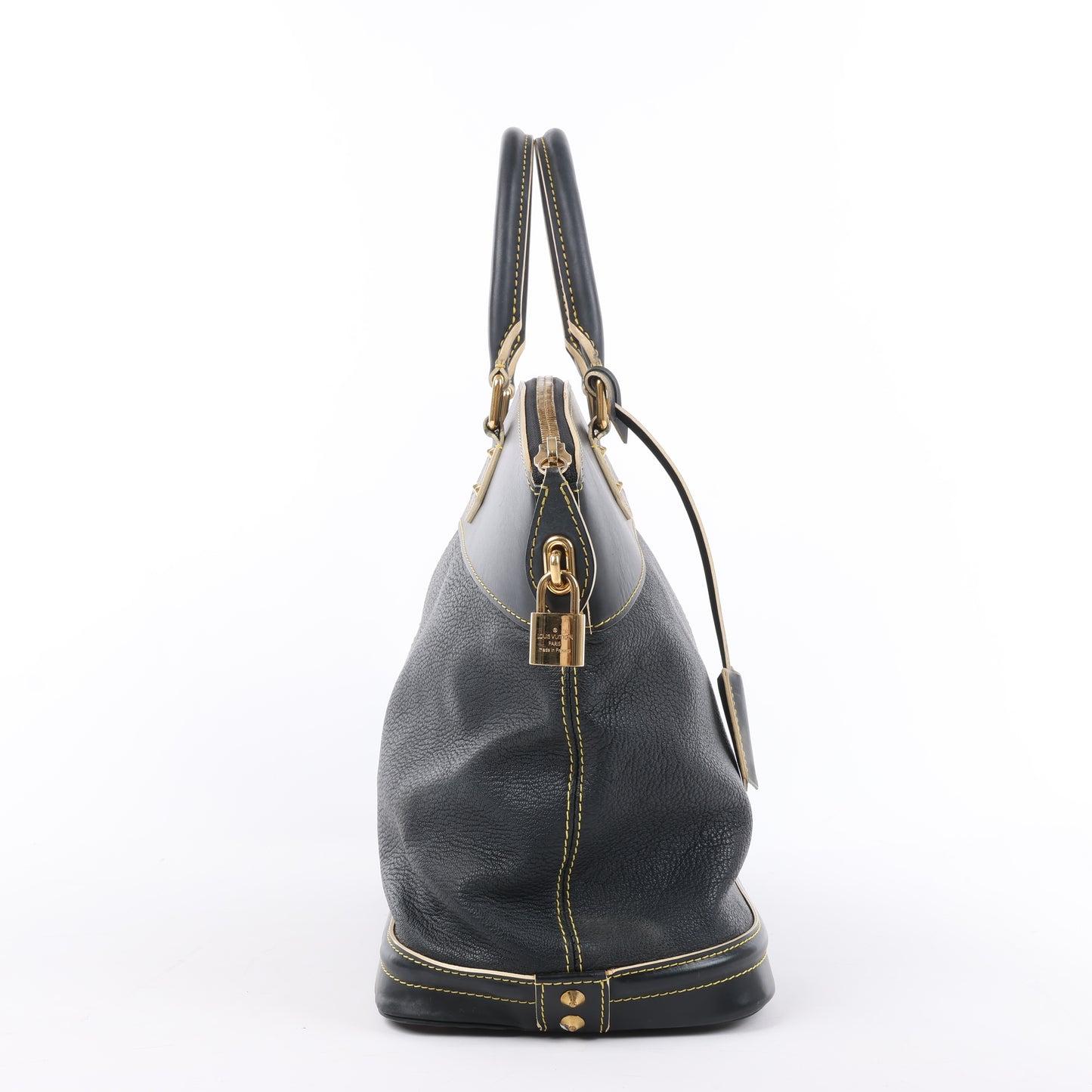 Louis Vuitton Suhali Lockit PM Handbag in Black M91875