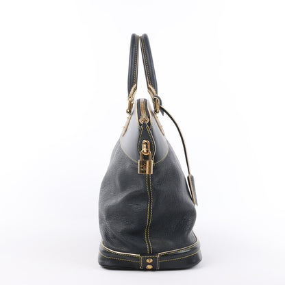 Louis Vuitton Suhali Lockit PM Handbag in Black M91875