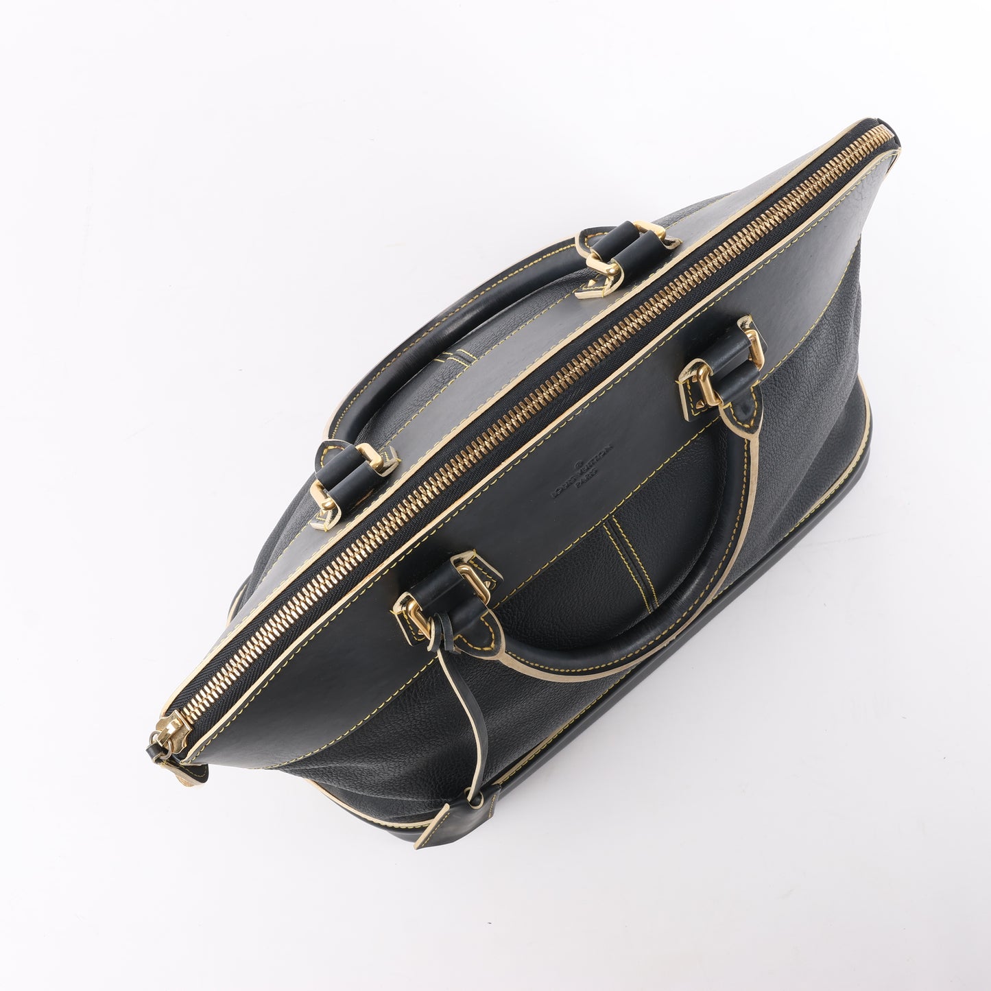 Louis Vuitton Suhali Lockit PM Handbag in Black M91875