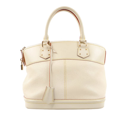 Louis Vuitton Suhali Lockit PM Handbag in Beige M91887