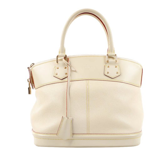Louis Vuitton Suhali Lockit PM Handbag in Beige M91887