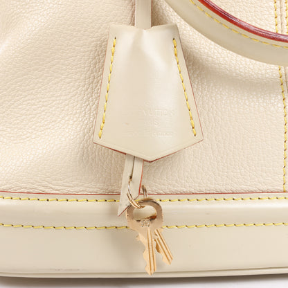 Louis Vuitton Suhali Lockit PM Handbag in Beige M91887