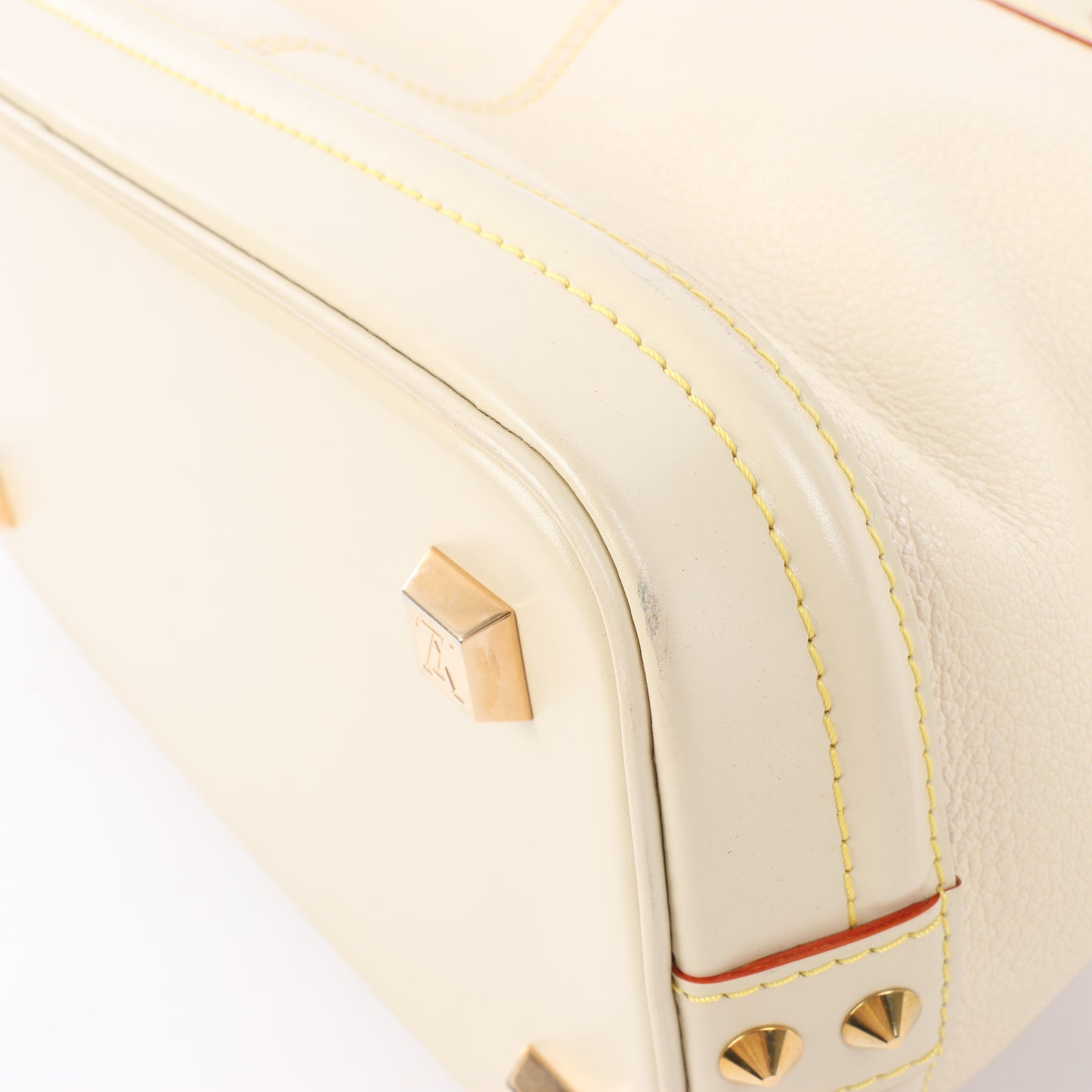 Louis Vuitton Suhali Lockit PM Handbag in Beige M91887