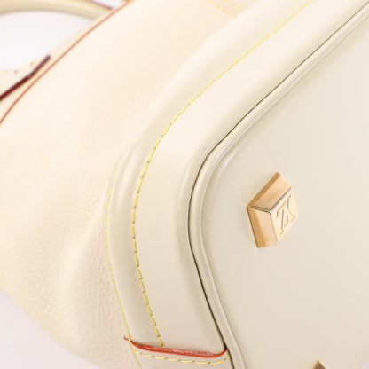 Louis Vuitton Suhali Lockit PM Handbag in Beige M91887