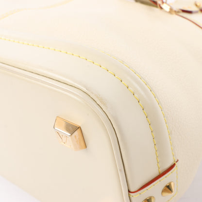 Louis Vuitton Suhali Lockit PM Handbag in Beige M91887