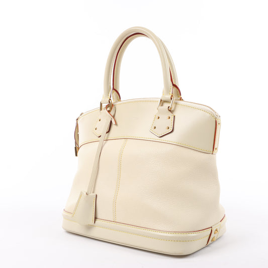 Louis Vuitton Suhali Lockit PM Handbag in Beige M91887