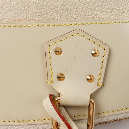 Louis Vuitton Suhali Lockit PM Handbag in Beige M91887