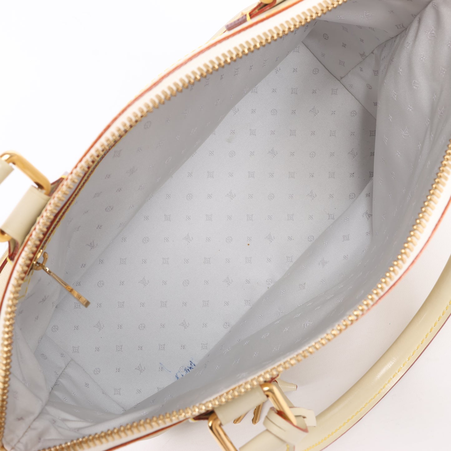 Louis Vuitton Suhali Lockit PM Handbag in Beige M91887