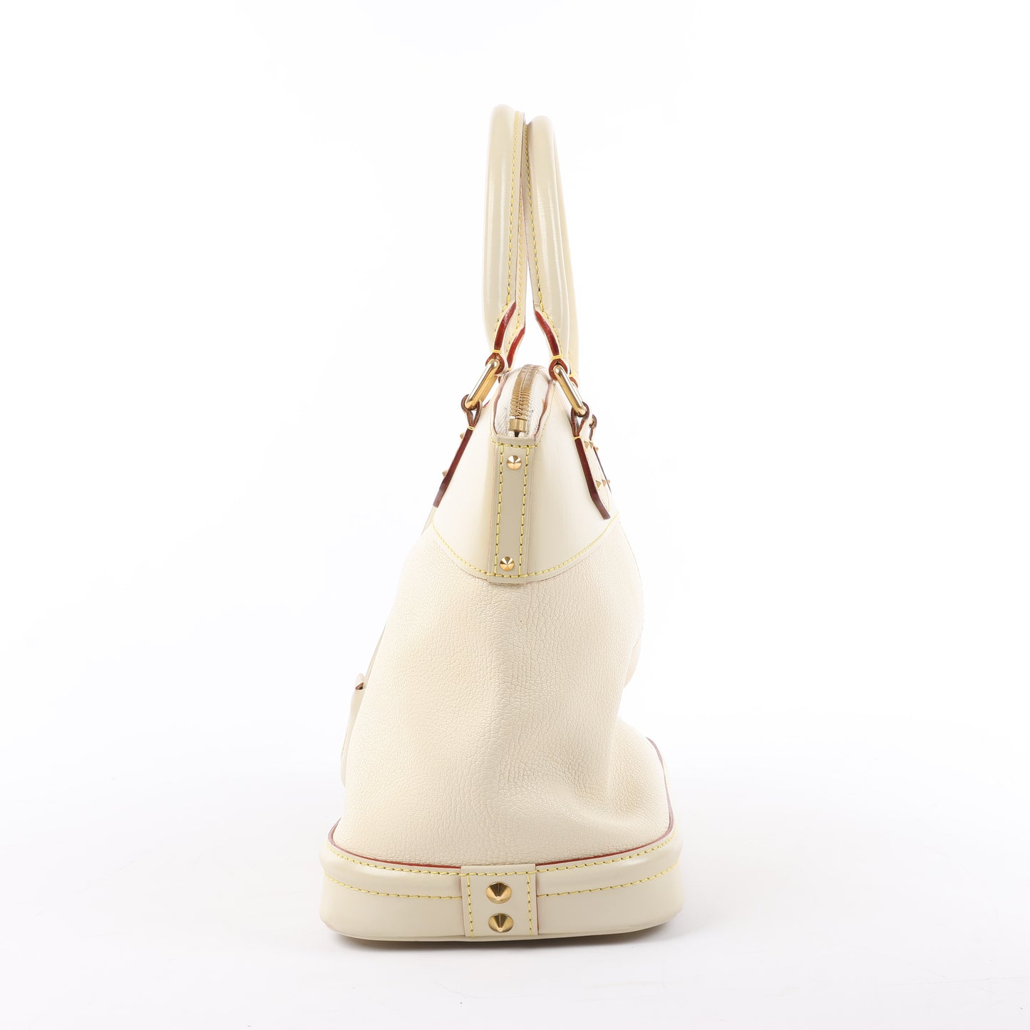 Louis Vuitton Suhali Lockit PM Handbag in Beige M91887