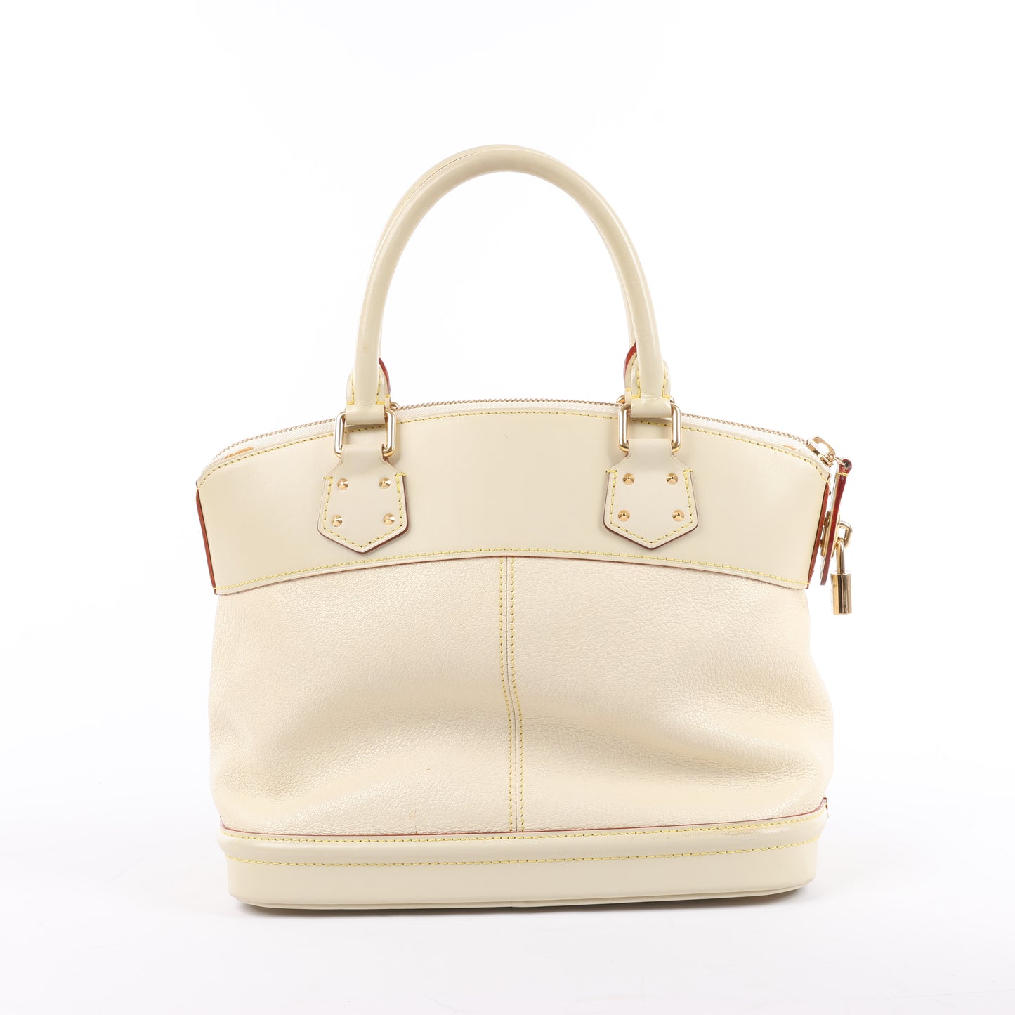 Louis Vuitton Suhali Lockit PM Handbag in Beige M91887