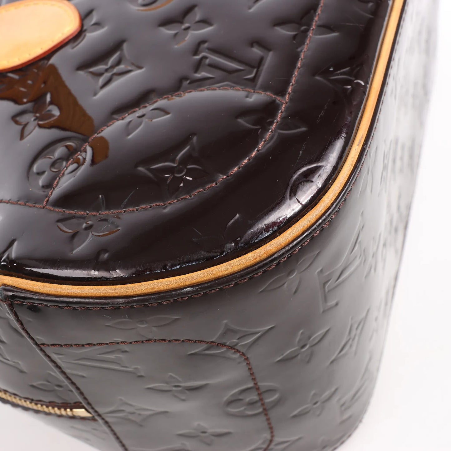 Sac à main Louis Vuitton Summit Drive Vernis en cuir violet M93516