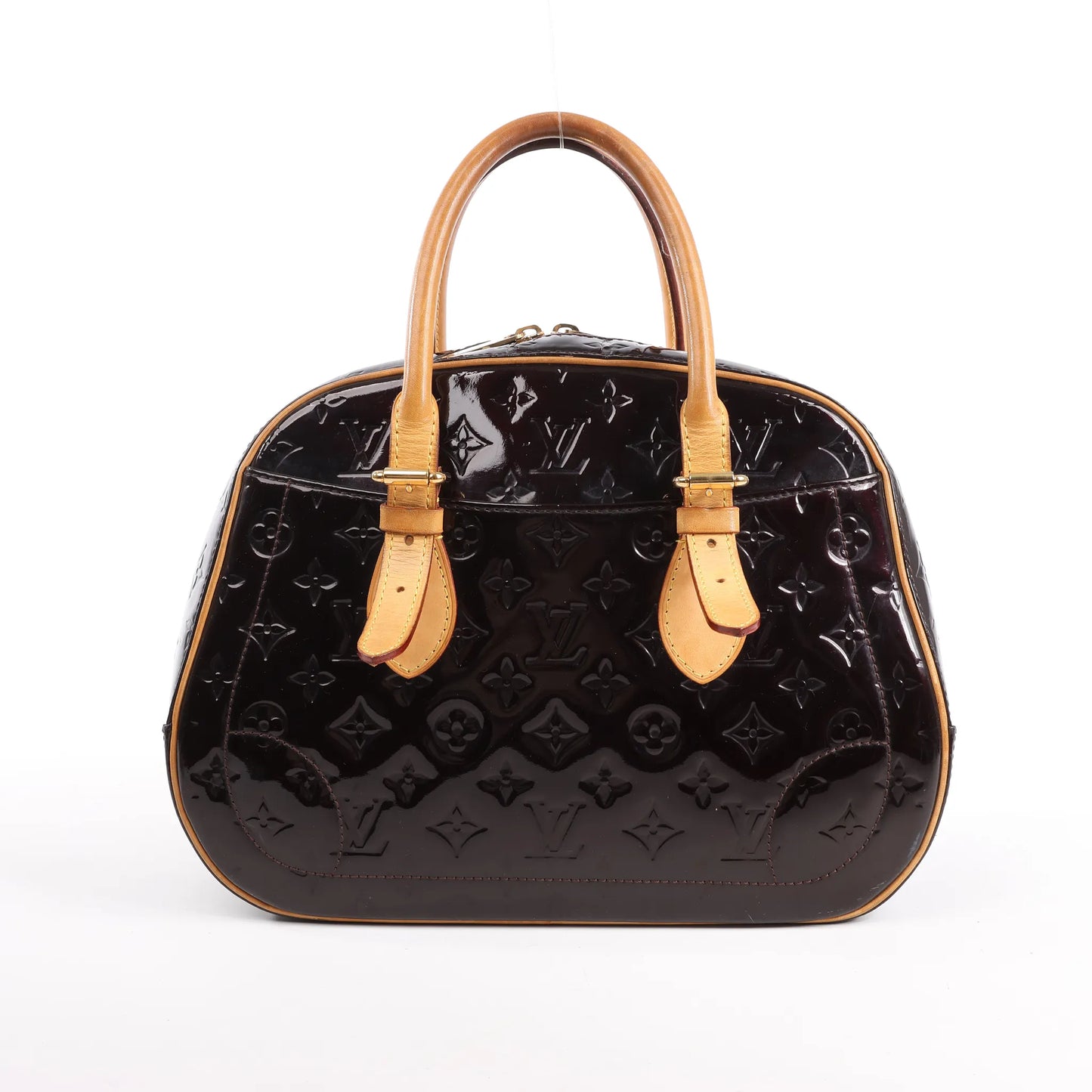Sac à main Louis Vuitton Summit Drive Vernis en cuir violet M93516