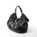 Louis Vuitton Surya XL Monogram Mahina Patent Leather Shoulder Bag in Black M95796