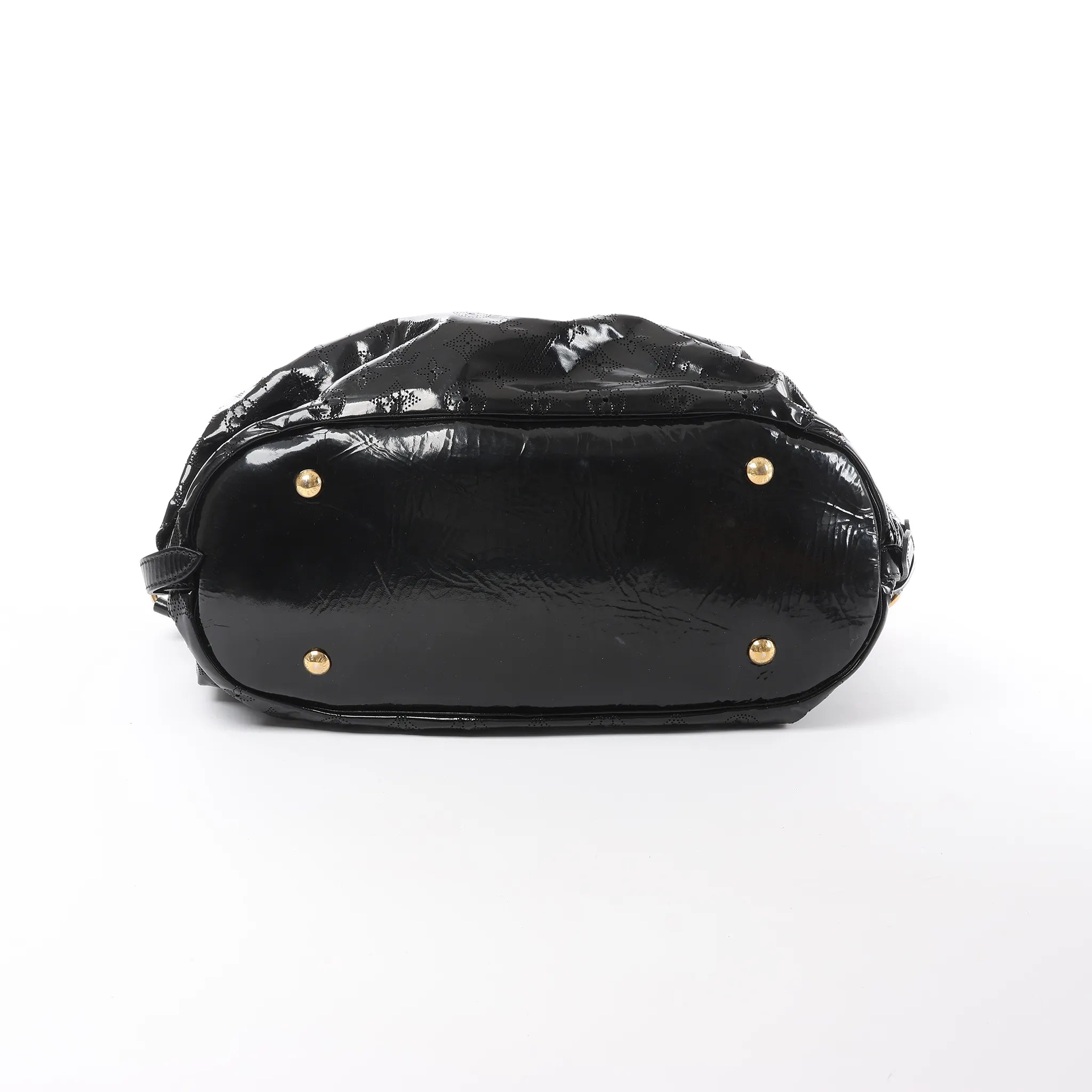 Louis Vuitton Surya XL Monogram Mahina Patent Leather Shoulder Bag in Black M95796