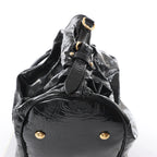 Louis Vuitton Surya XL Monogram Mahina Patent Leather Shoulder Bag in Black M95796