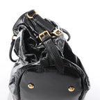 Louis Vuitton Surya XL Monogram Mahina Patent Leather Shoulder Bag in Black M95796