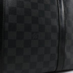 Bolso de mano Louis Vuitton Damier Graphite Tadao en negro