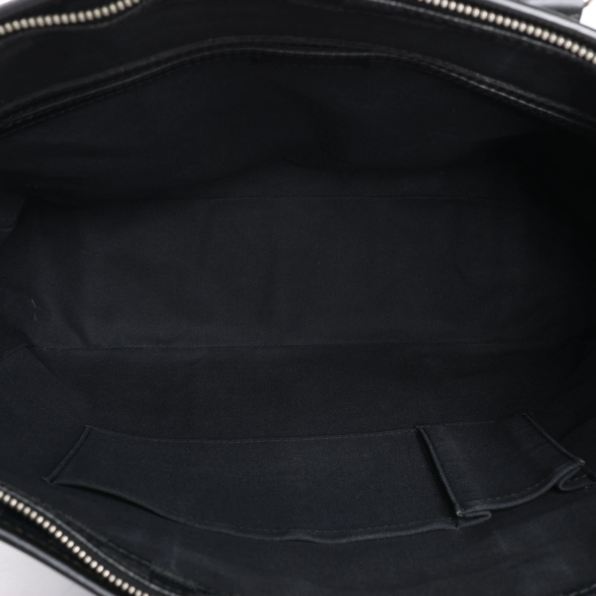 Bolso de mano Louis Vuitton Damier Graphite Tadao en negro