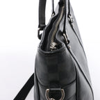 Bolso de mano Louis Vuitton Damier Graphite Tadao en negro