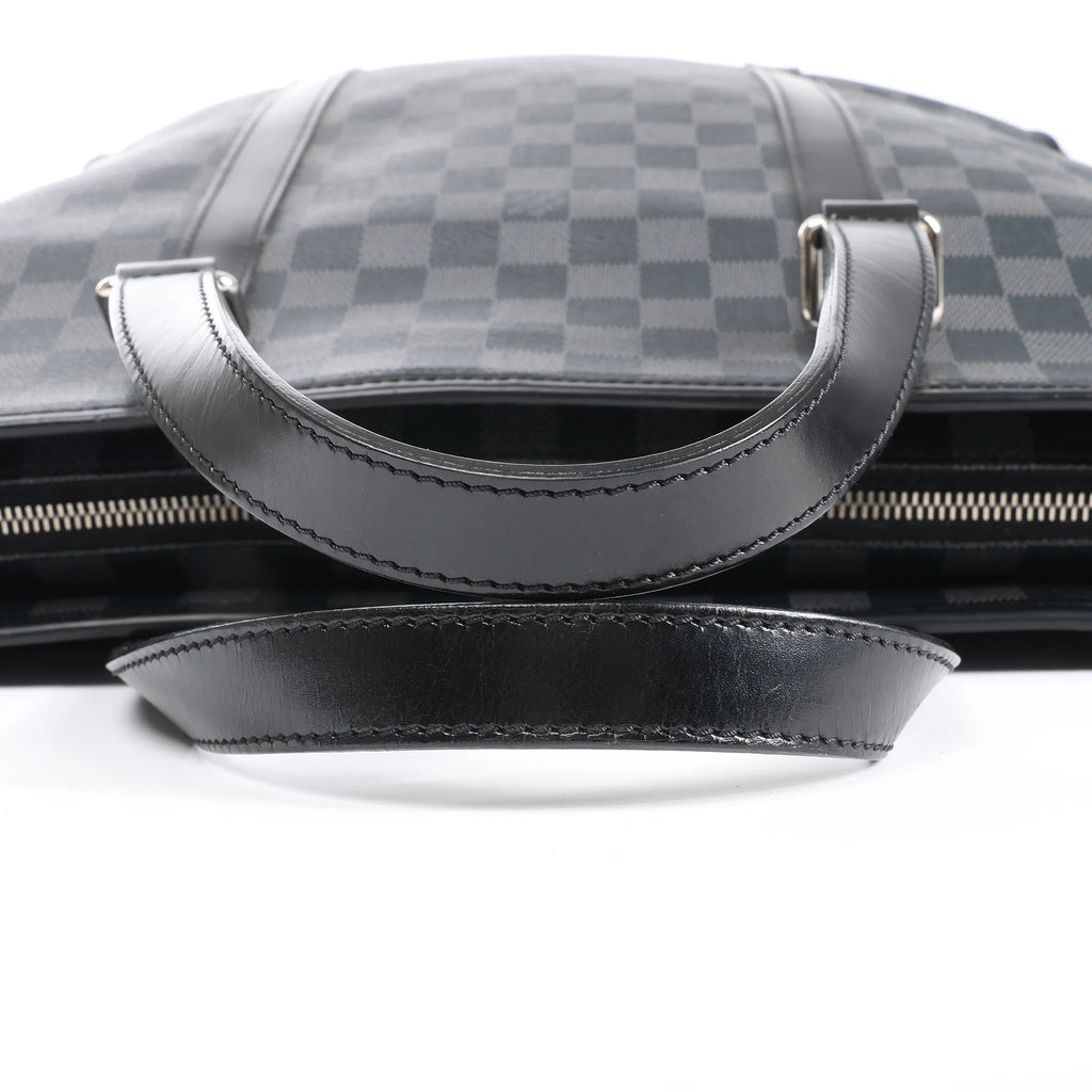 Louis Vuitton Tadao PM Damier Graphite Handbag in Black N41259