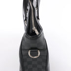 Bolso de mano Louis Vuitton Tadao PM Damier Graphite en negro N41259