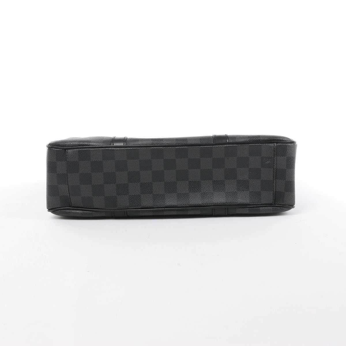 Bolso de mano Louis Vuitton Tadao PM Damier Graphite en negro N41259