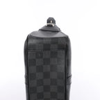 Bolso de mano Louis Vuitton Tadao PM Damier Graphite en negro N41259