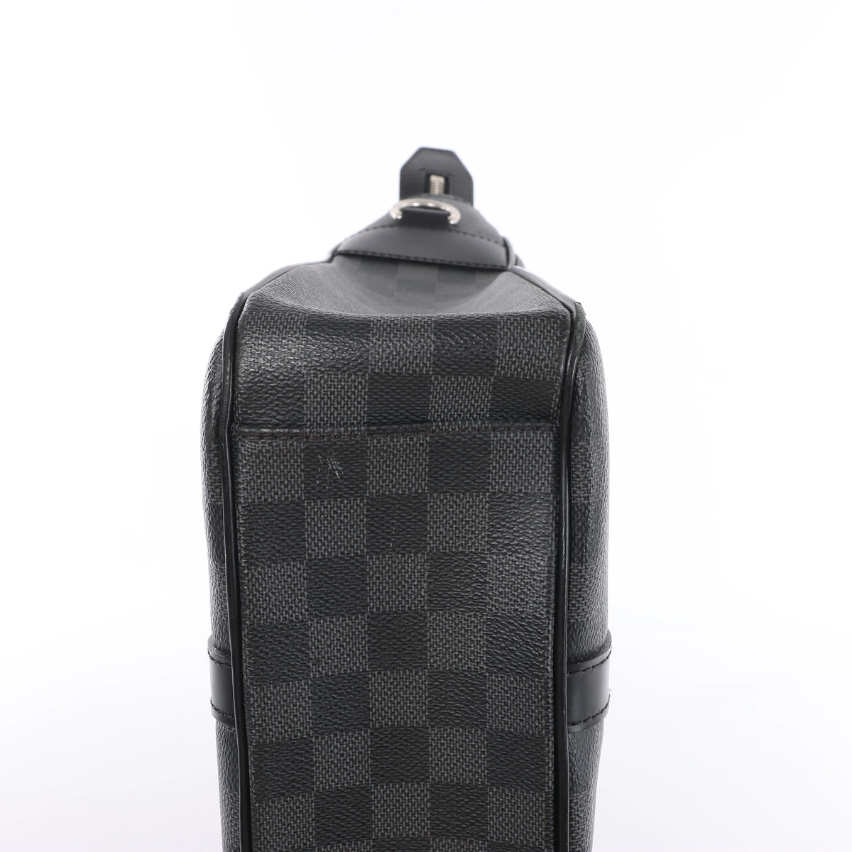 Bolso de mano Louis Vuitton Tadao PM Damier Graphite en negro N41259