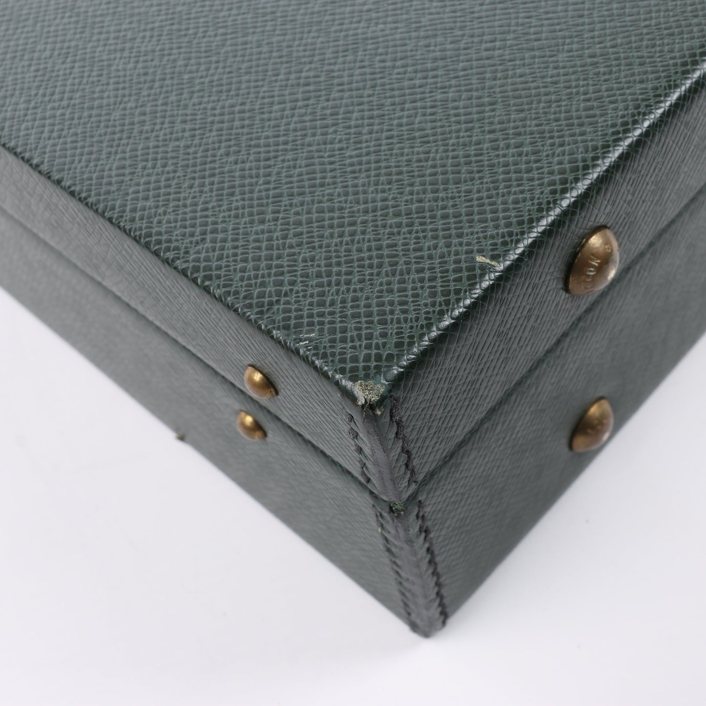 Louis Vuitton Taiga Diplomat Travel Bag in Green M30014