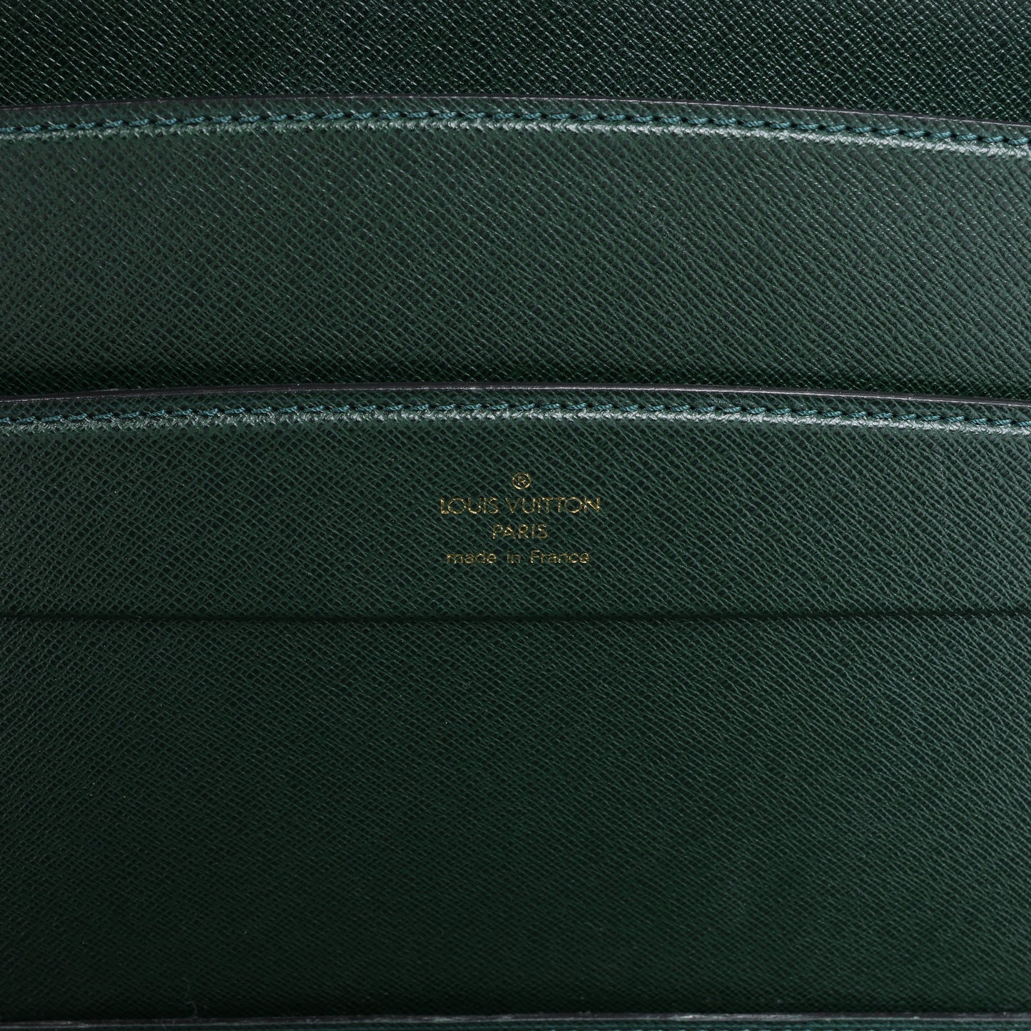 Louis Vuitton Taiga Diplomat Travel Bag in Green M30014