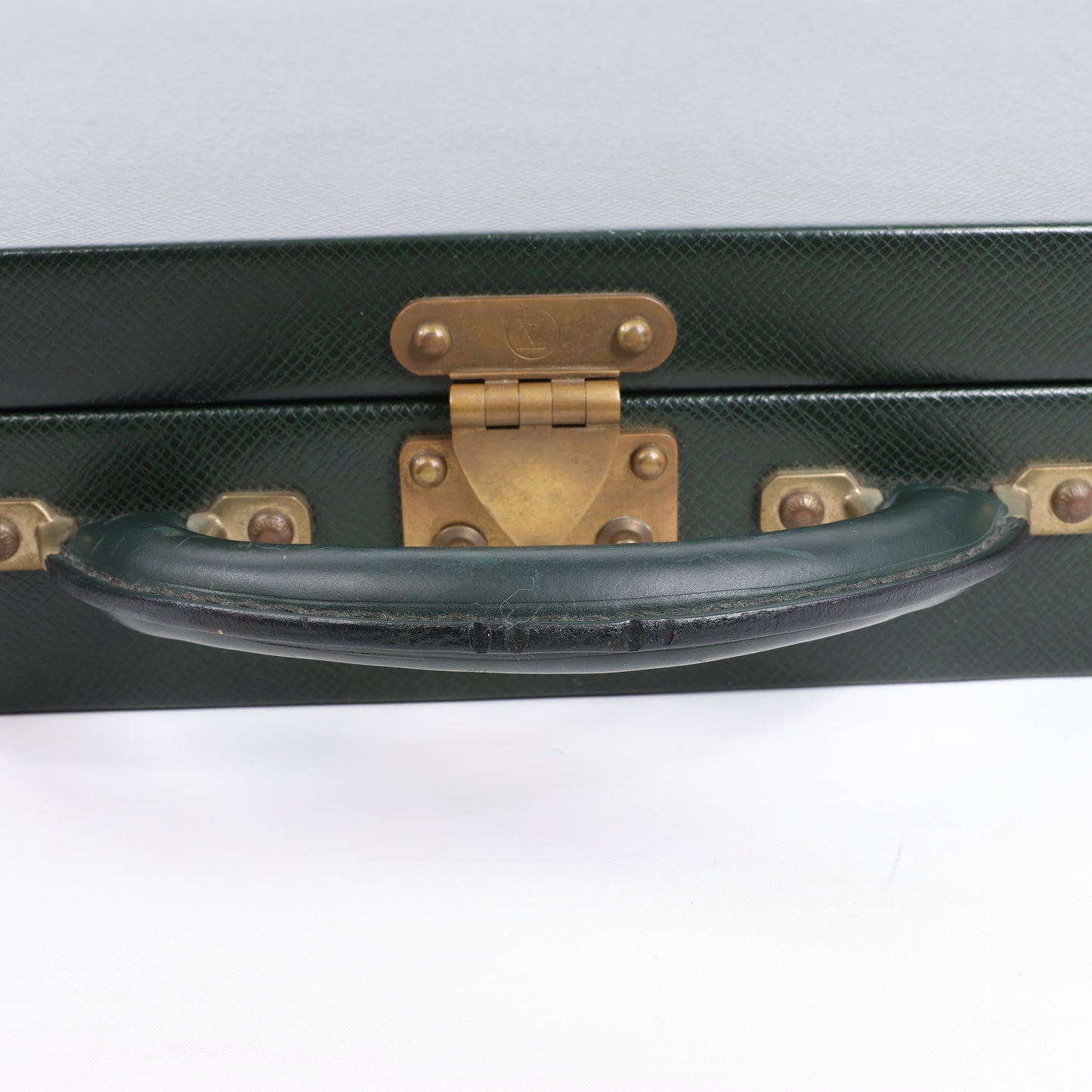 Louis Vuitton Taiga Diplomat Travel Bag in Green M30014