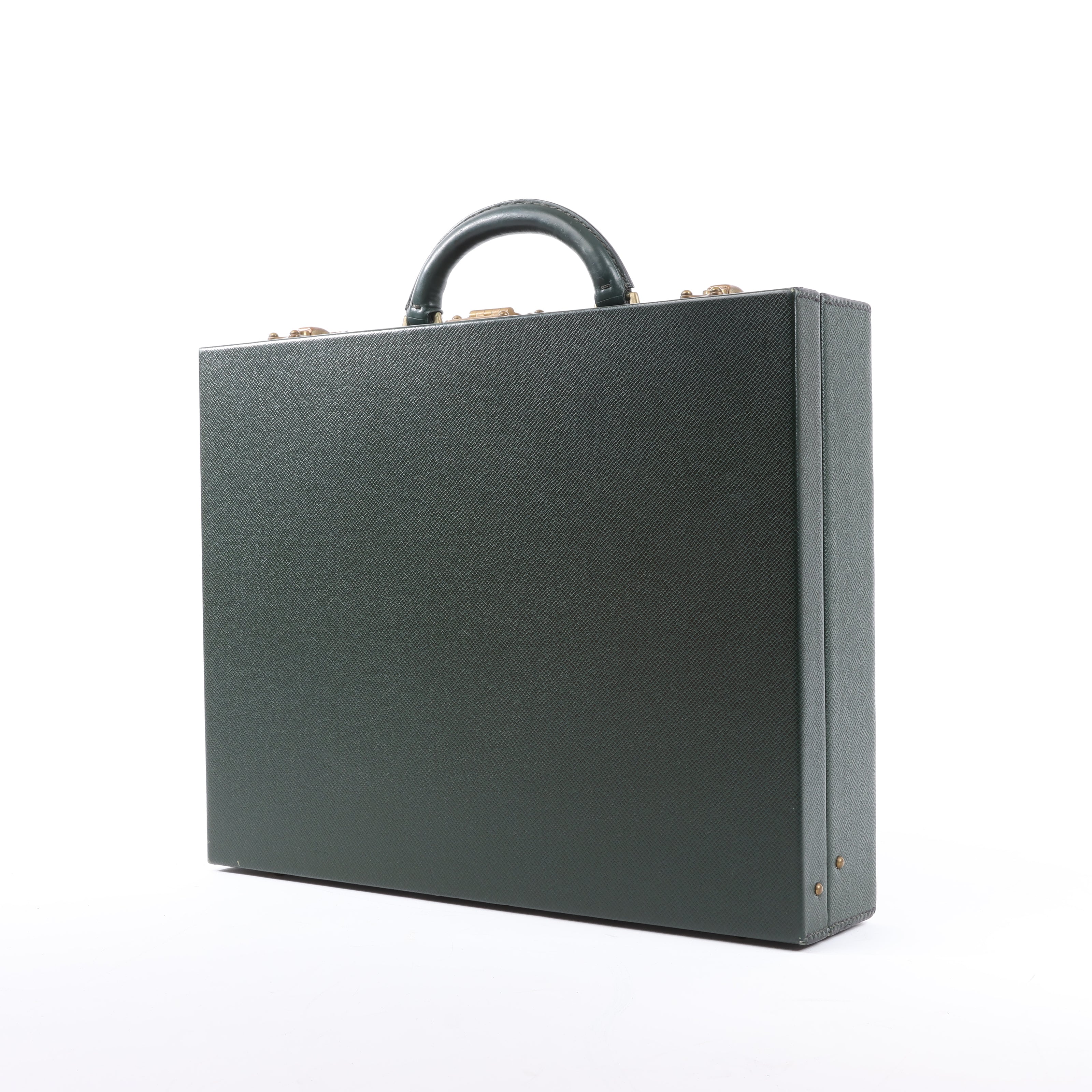 Louis Vuitton Taiga Diplomat Travel Bag in Green M30014
