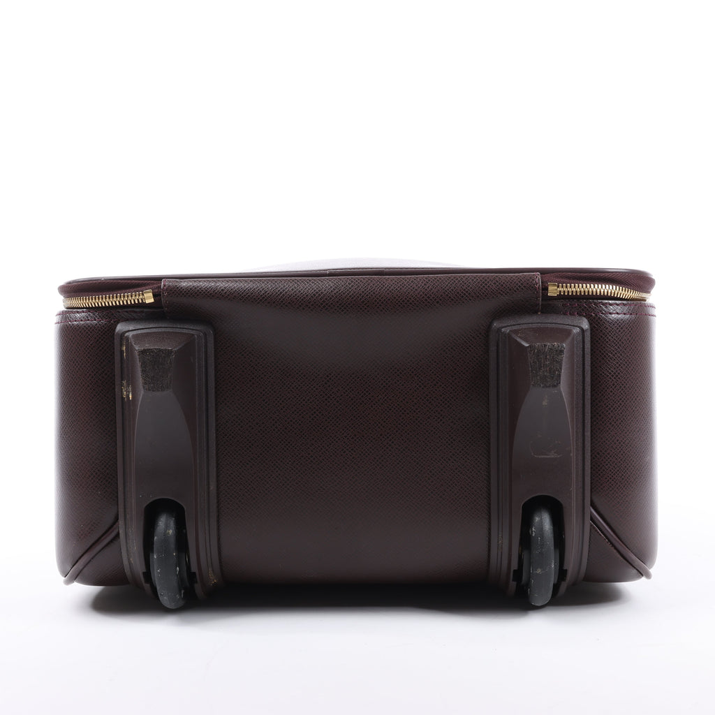 Louis Vuitton Taiga Leather Pegase 45 Travel Bag in Brown M23314