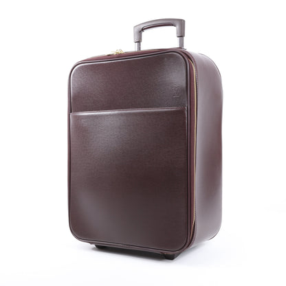 Louis Vuitton Taiga Leather Pegase 45 Travel Bag in Brown M23314