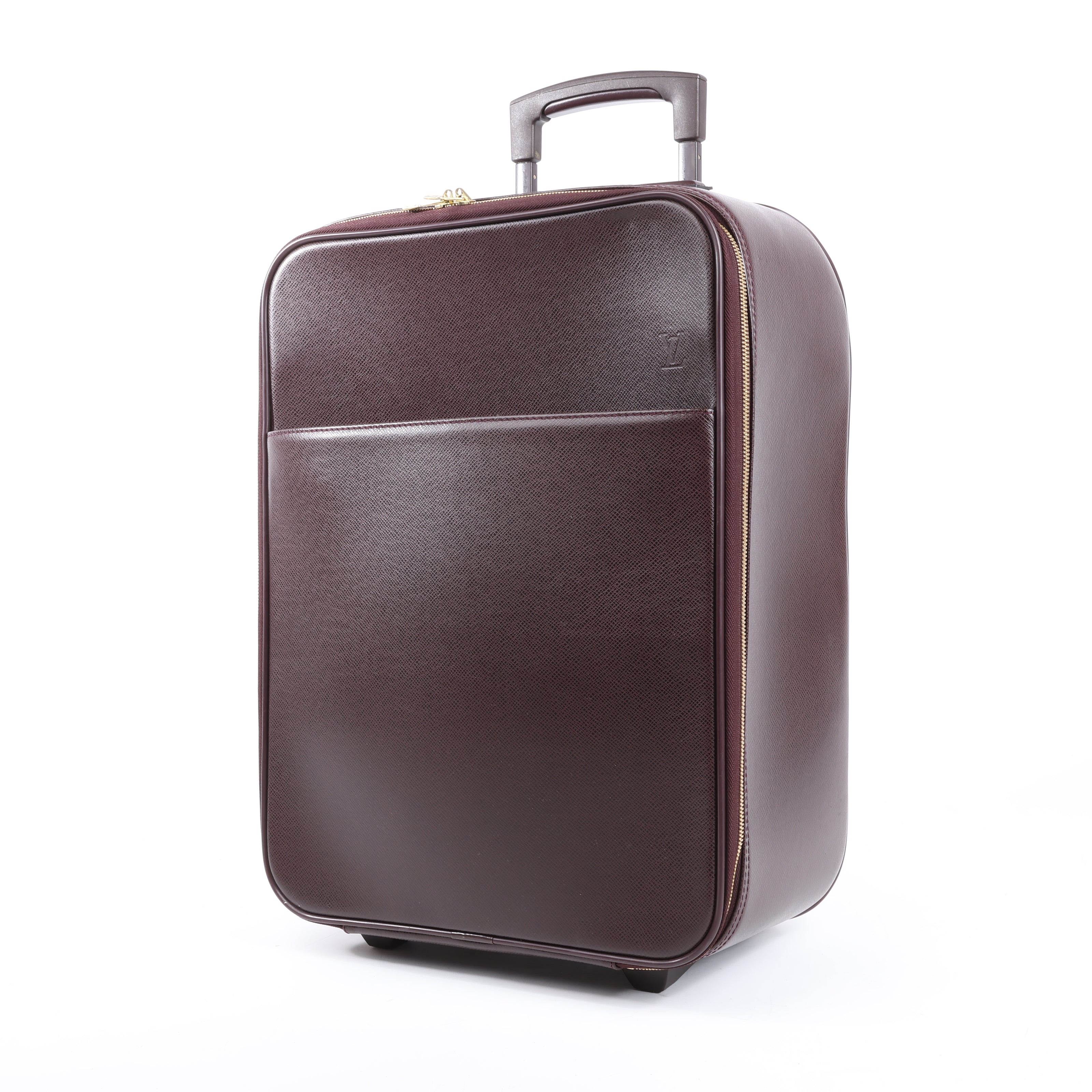Louis Vuitton Taiga Leather Pegase 45 Travel Bag in Brown M23314