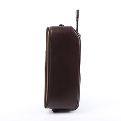 Louis Vuitton Taiga Leather Pegase 45 Travel Bag in Brown M23314