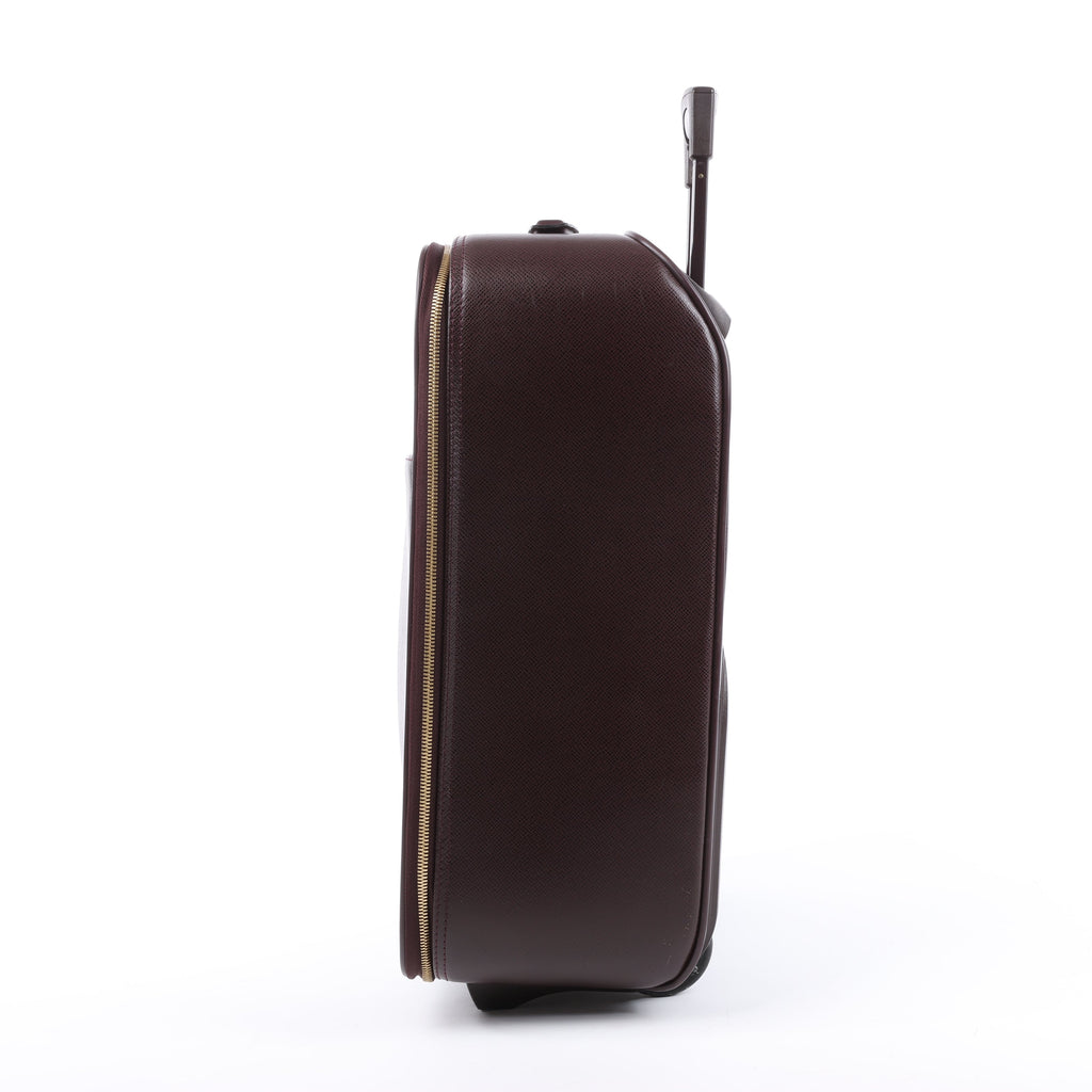 Louis Vuitton Taiga Leather Pegase 45 Travel Bag in Brown M23314