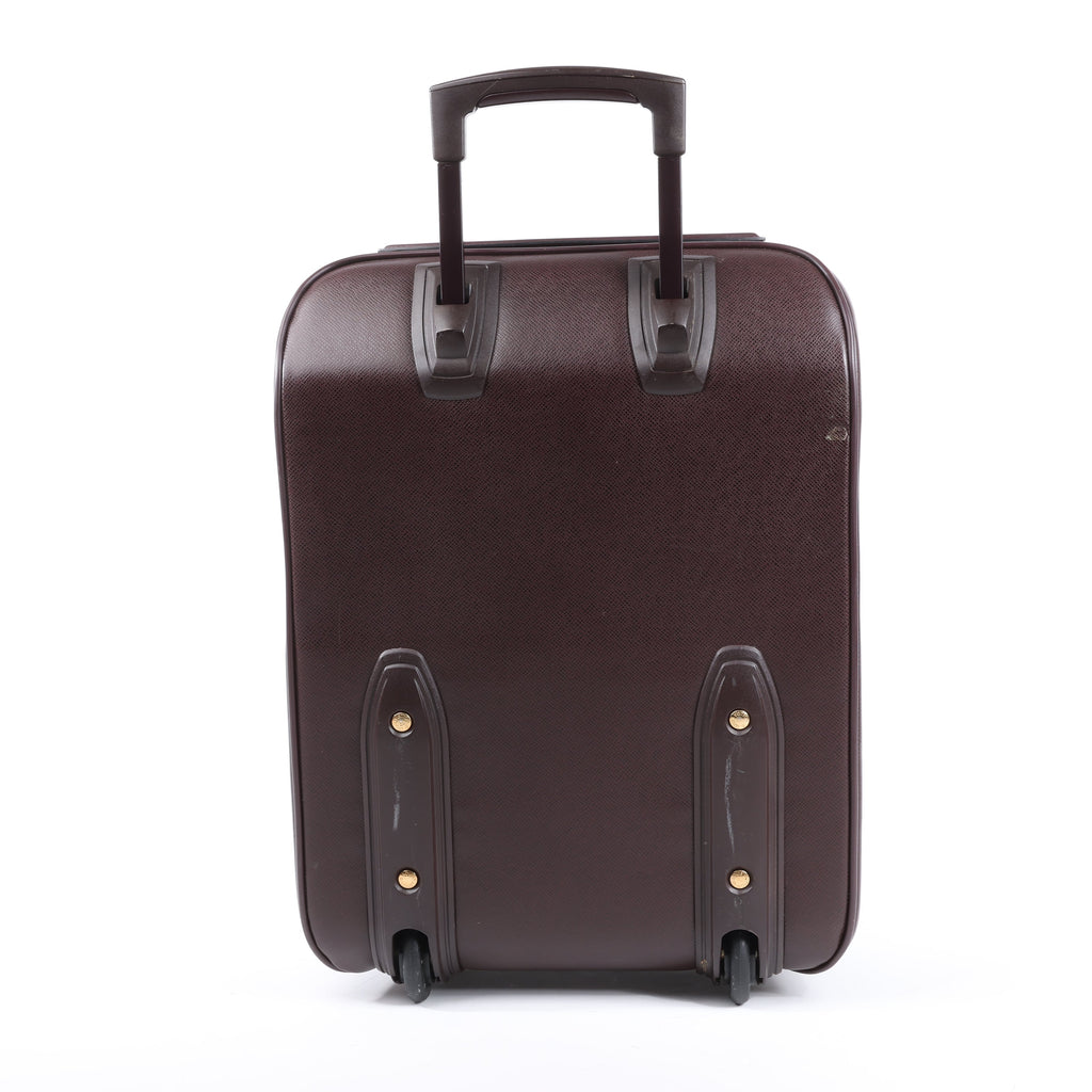 Louis Vuitton Taiga Leather Pegase 45 Travel Bag in Brown M23314