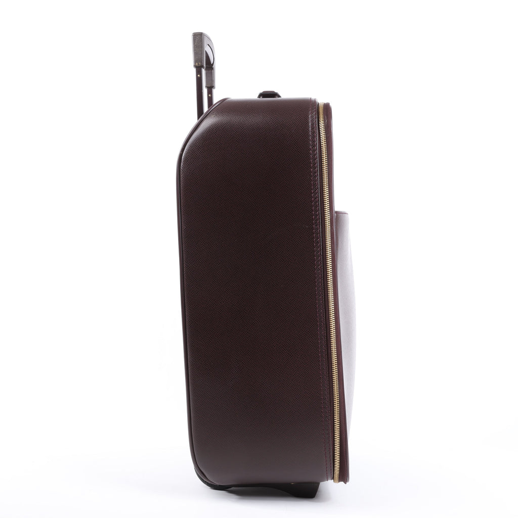 Louis Vuitton Taiga Leather Pegase 45 Travel Bag in Brown M23314