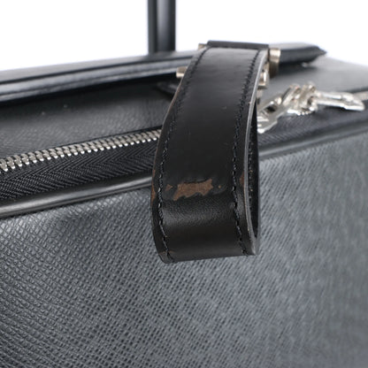 Louis Vuitton Pegase 55 Taiga Suitcase Travel Bag in Black M23312