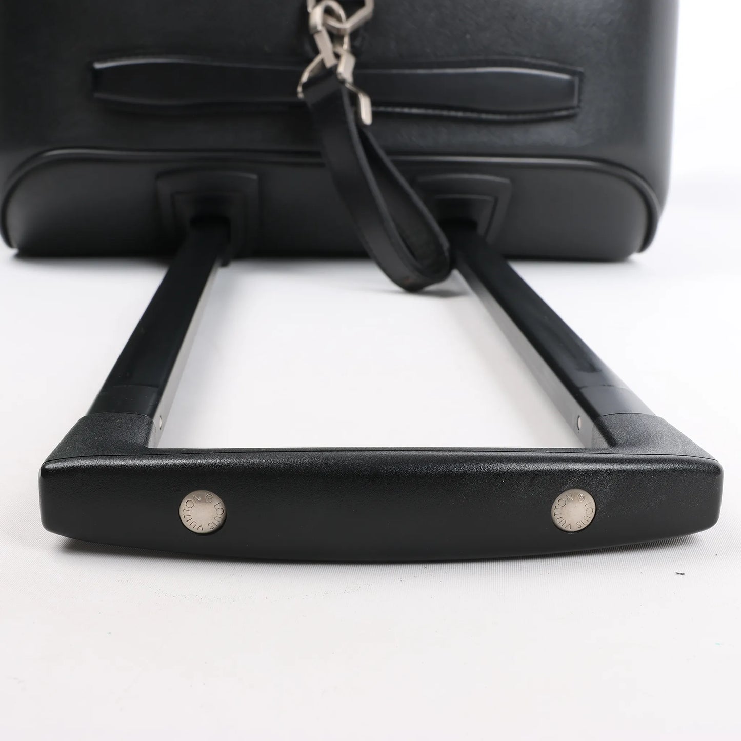 Louis Vuitton Pegase 55 Taiga Suitcase Travel Bag in Black M23312