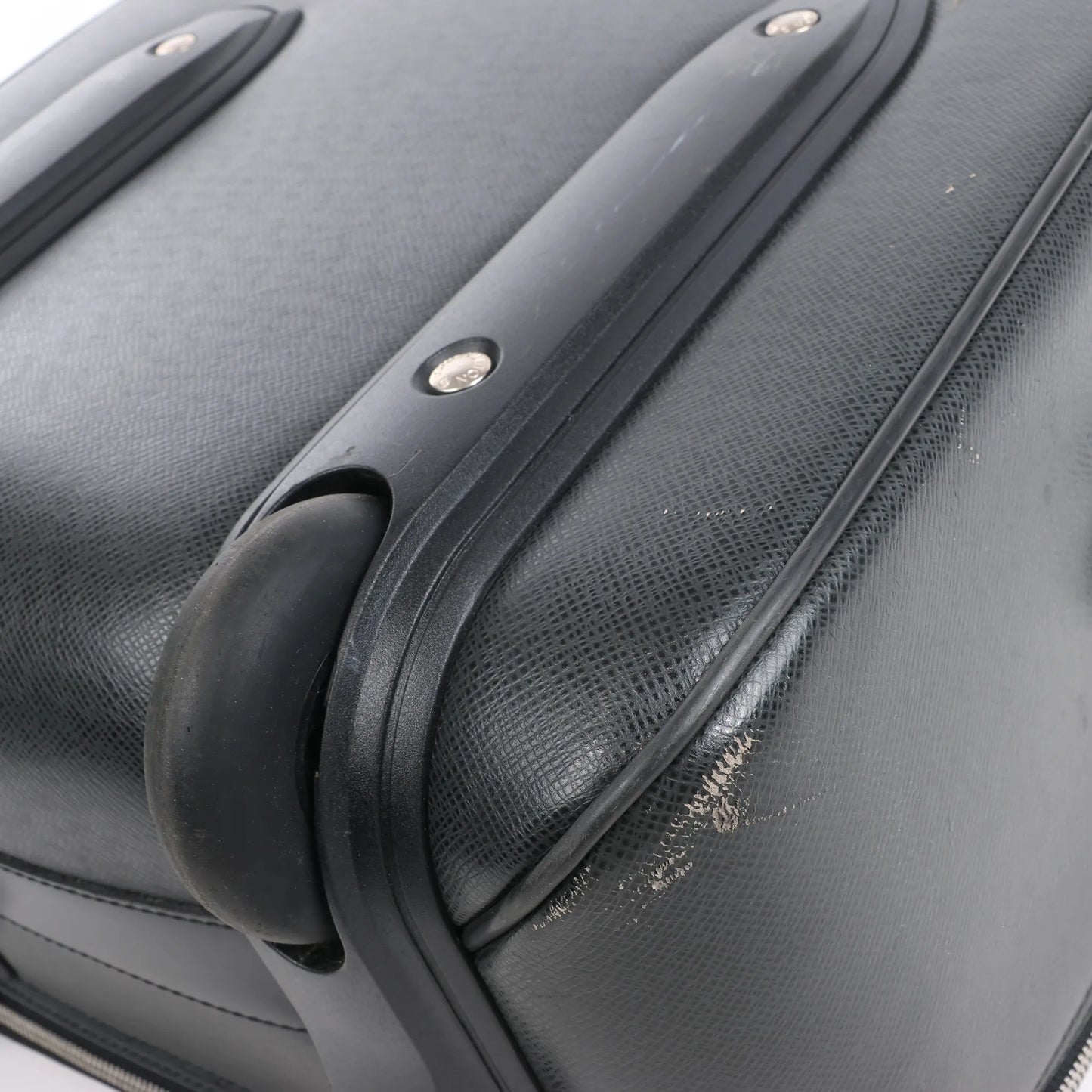 Louis Vuitton Pegase 55 Taiga Suitcase Travel Bag in Black M23312