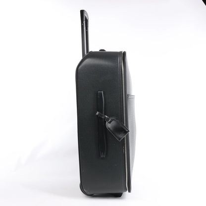 Louis Vuitton Pegase 55 Taiga Suitcase Travel Bag in Black M23312