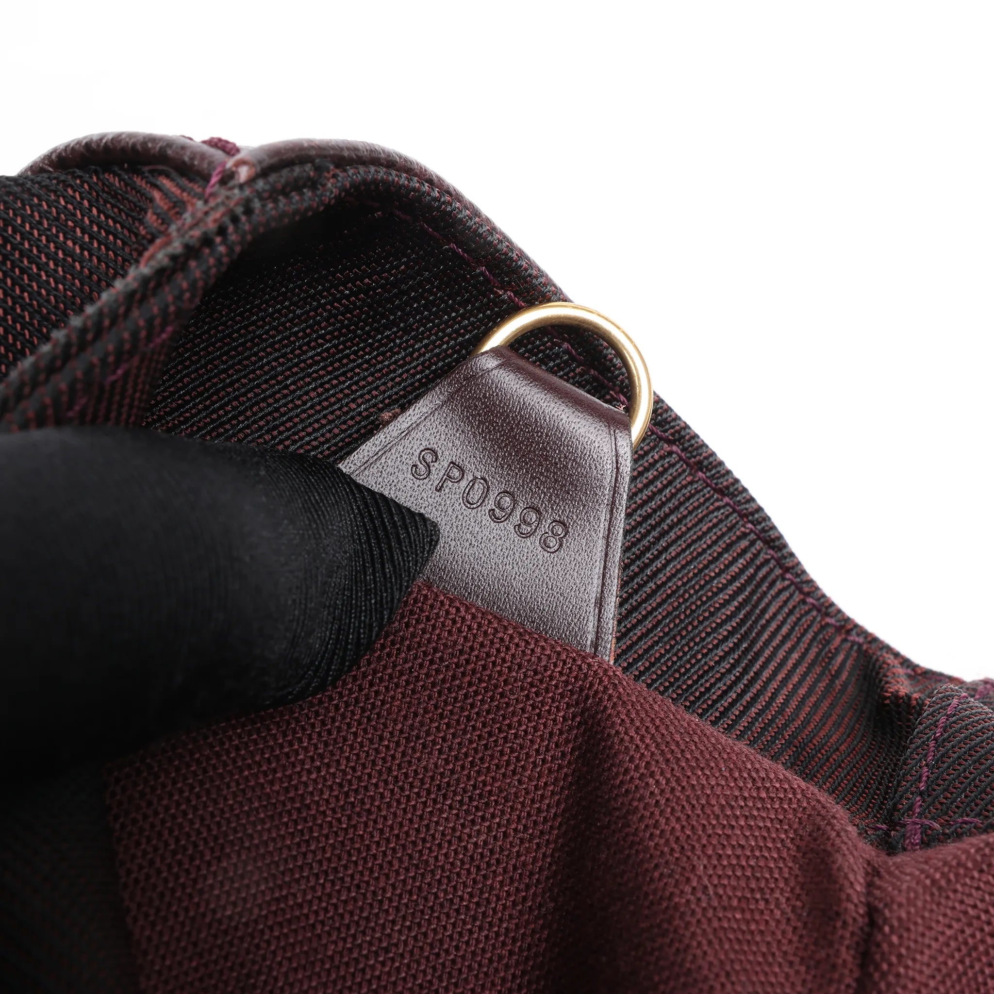 Louis Vuitton Taiga Viktor Shoulder Bag in Burgundy M30146