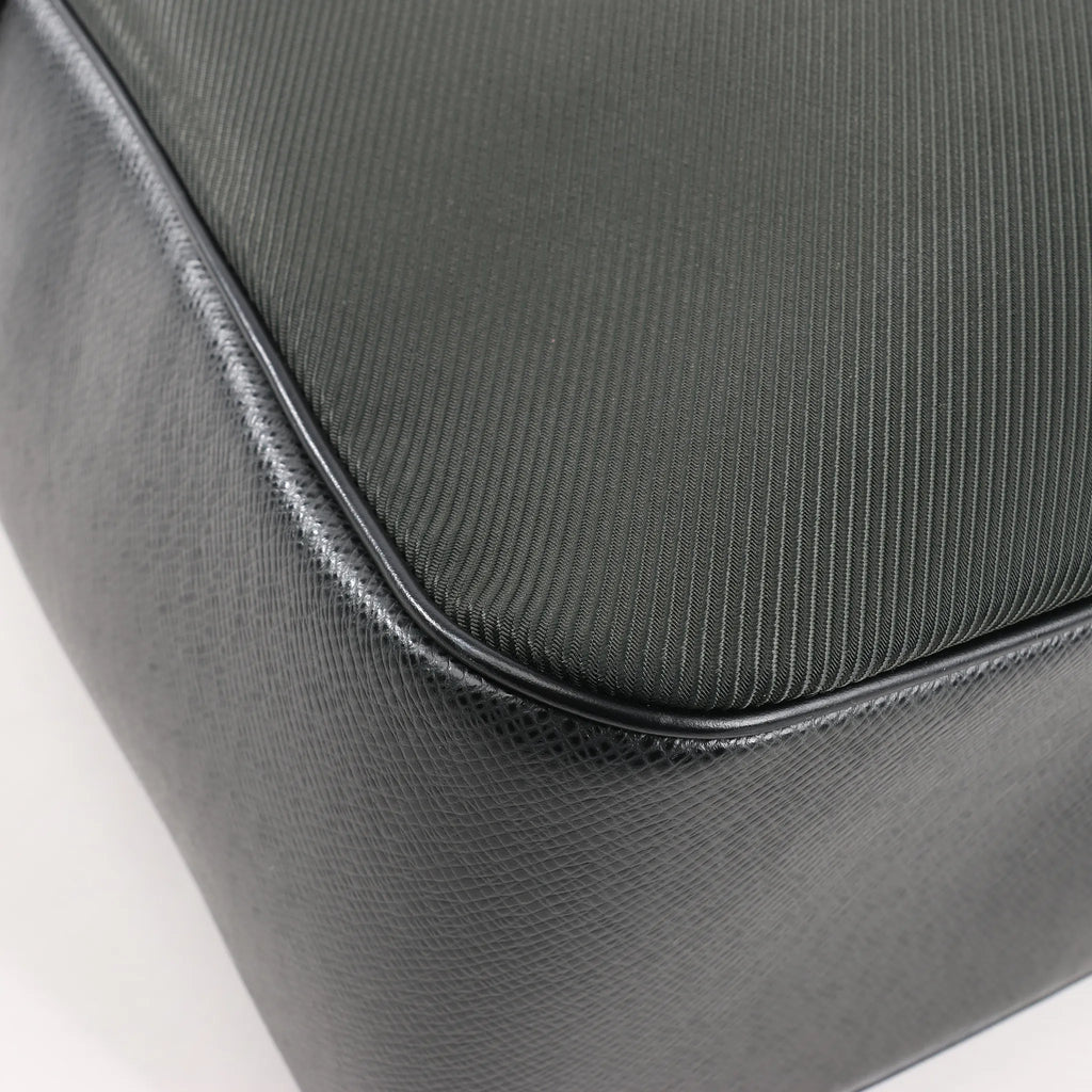 Louis Vuitton Taiga Taimyr Messenger Crossbody Bag in Black M30862
