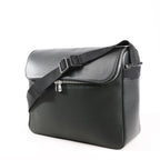Louis Vuitton Taiga Taimyr Messenger Crossbody Bag in Black M30862