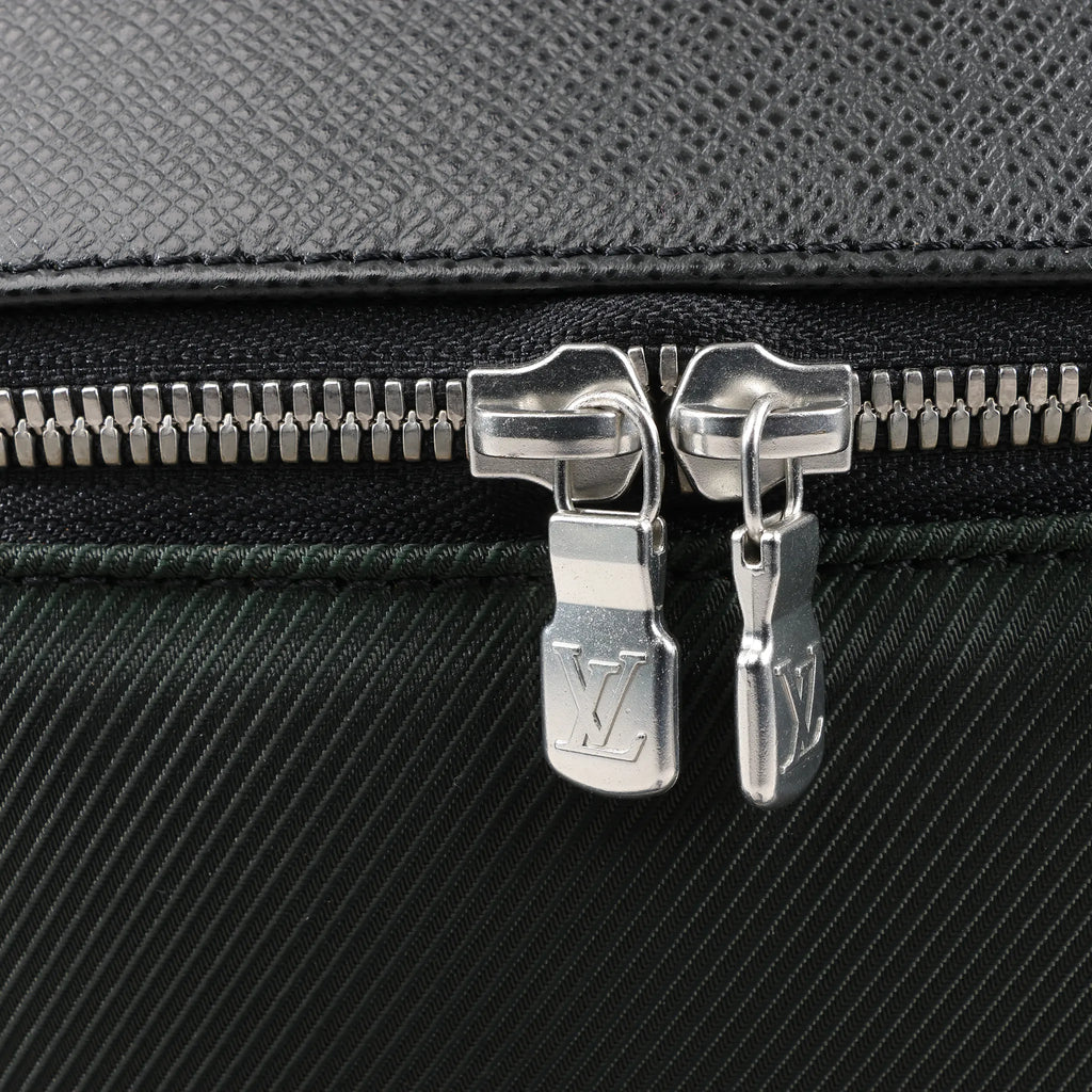 Louis Vuitton Taiga Taimyr Messenger Crossbody Bag in Black M30862